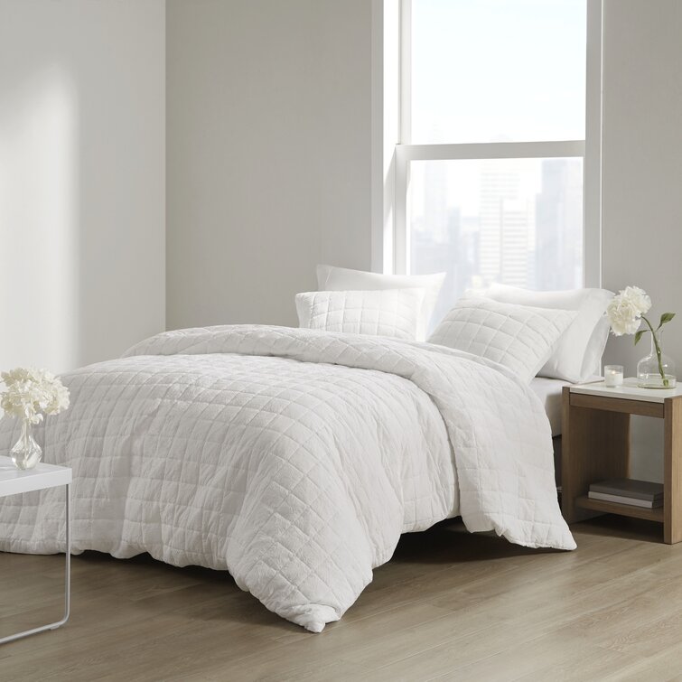 Cocoon Quilted 3 Piece Oversized Duvet Set